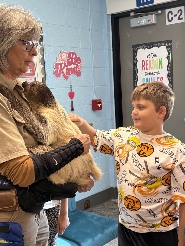 students with animals