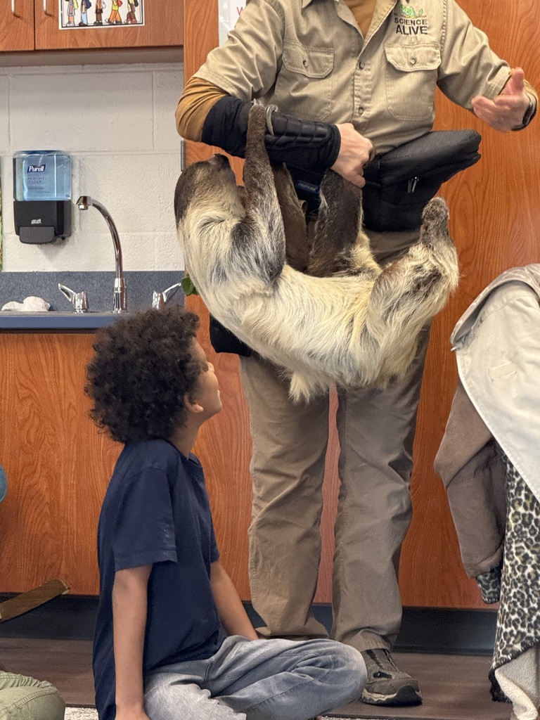students with animals