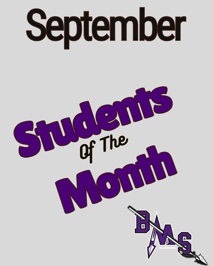 bms students of the month