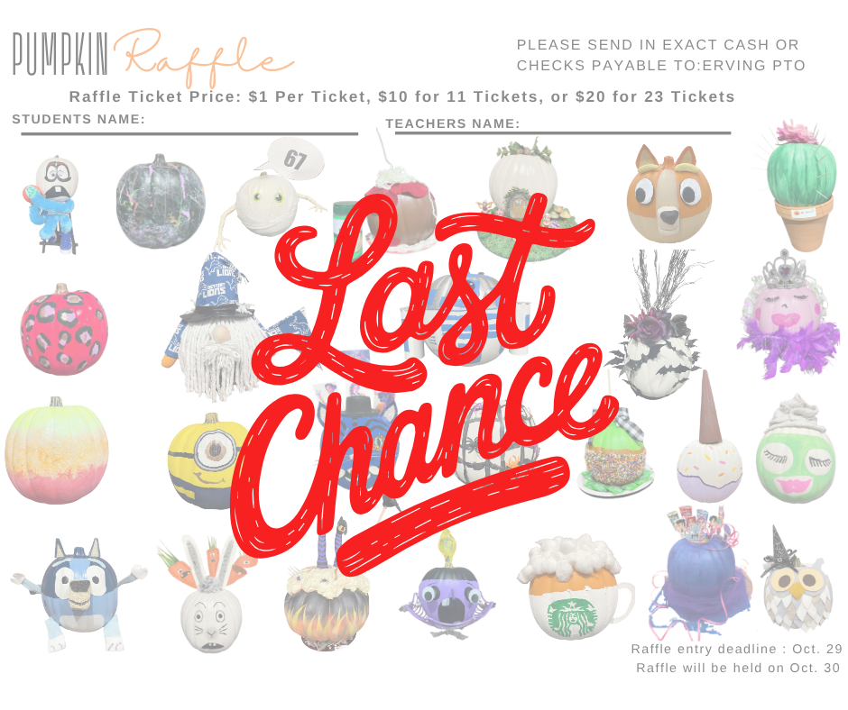 Pumpkin Raffle