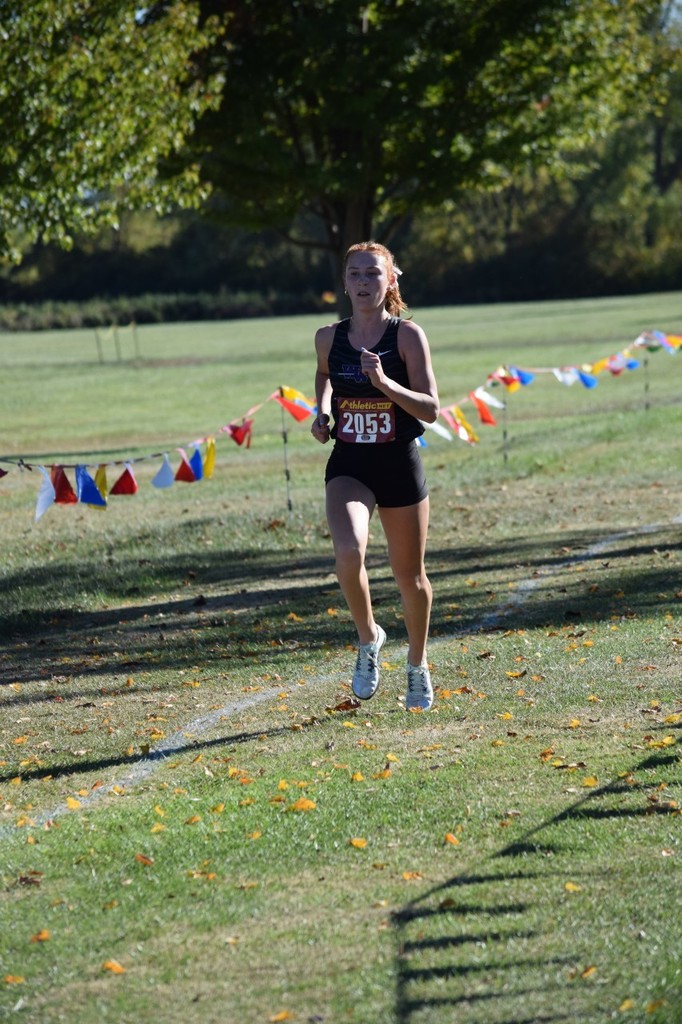 student running