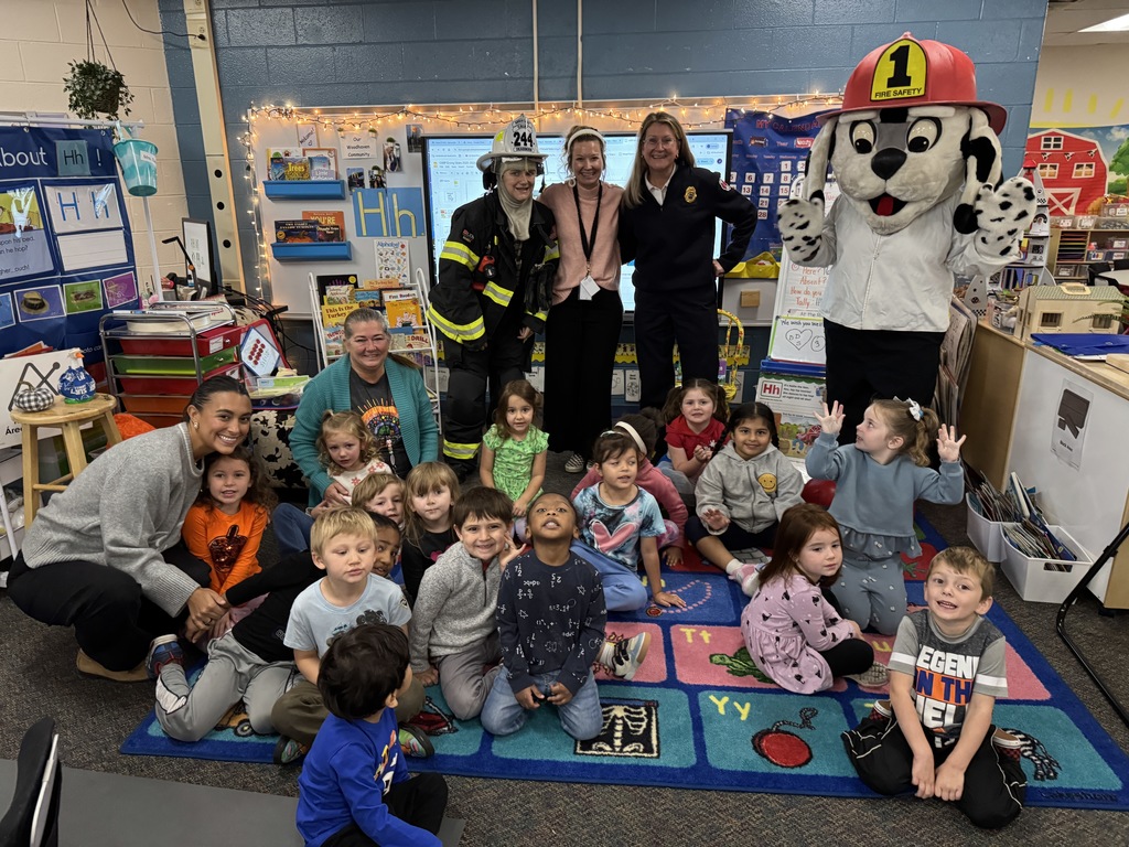 students with fire persons