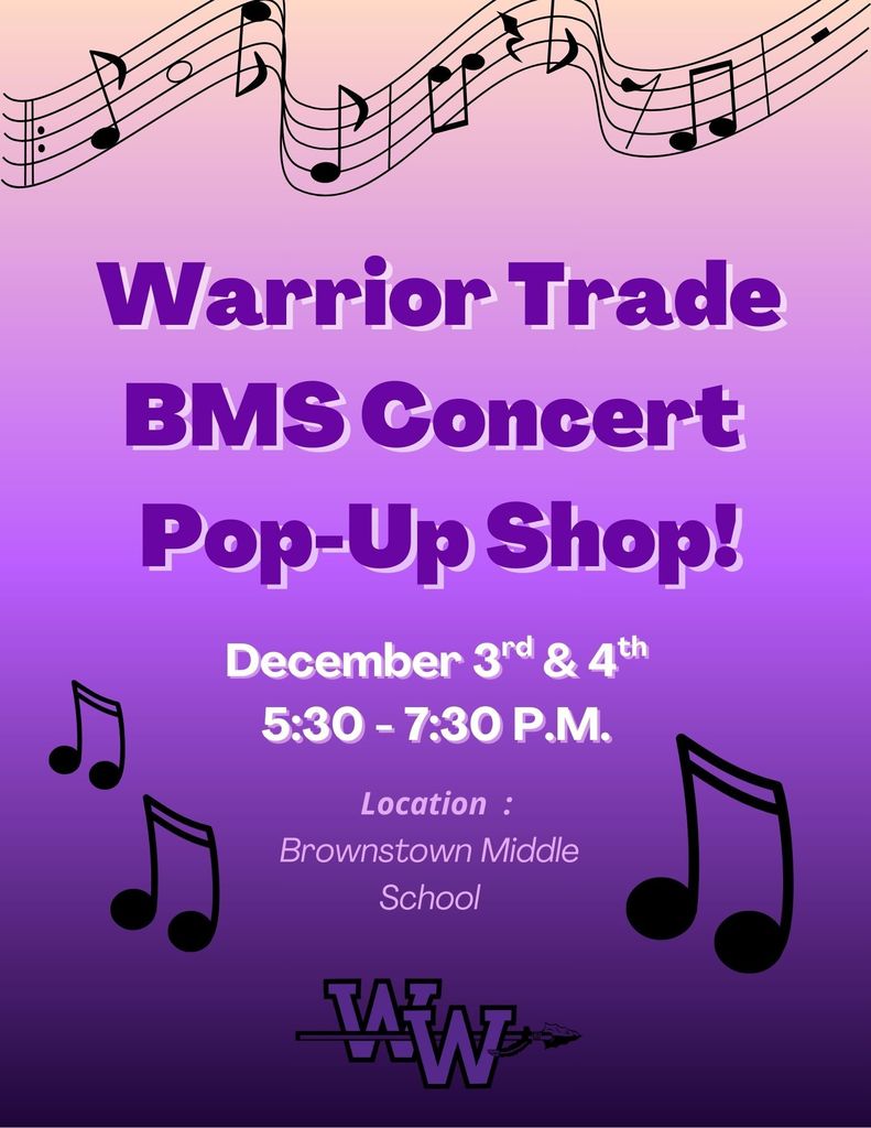 warrior trade pop up at bms
