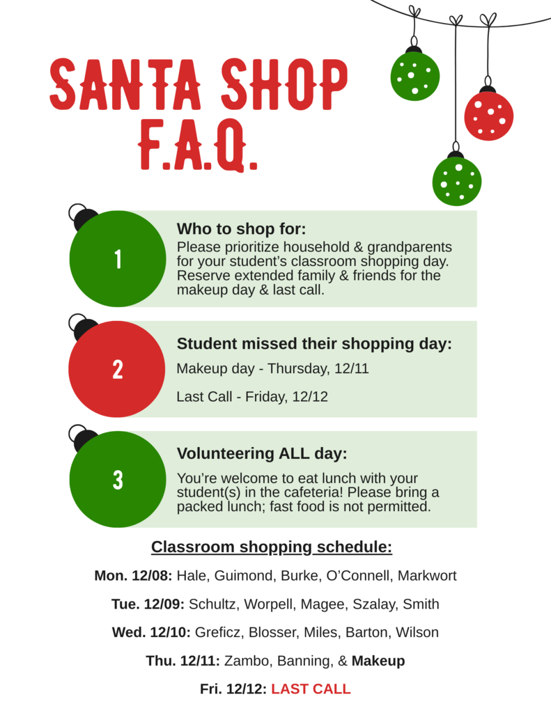 Santa Shop FAQ