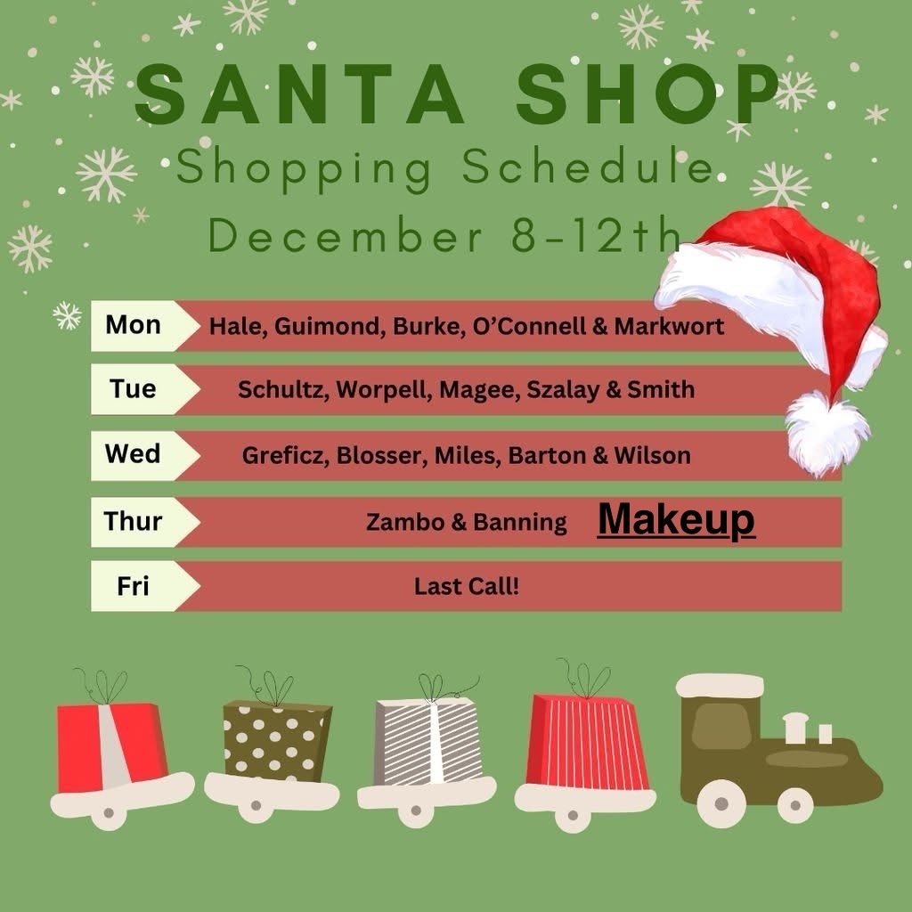 Santa Shop reminder
