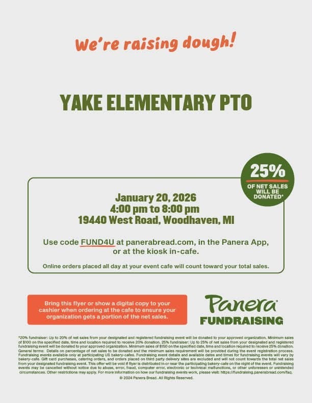 Panera Bread Flyer