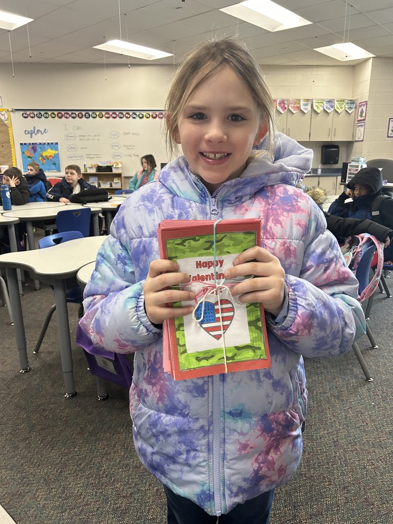 students making cards