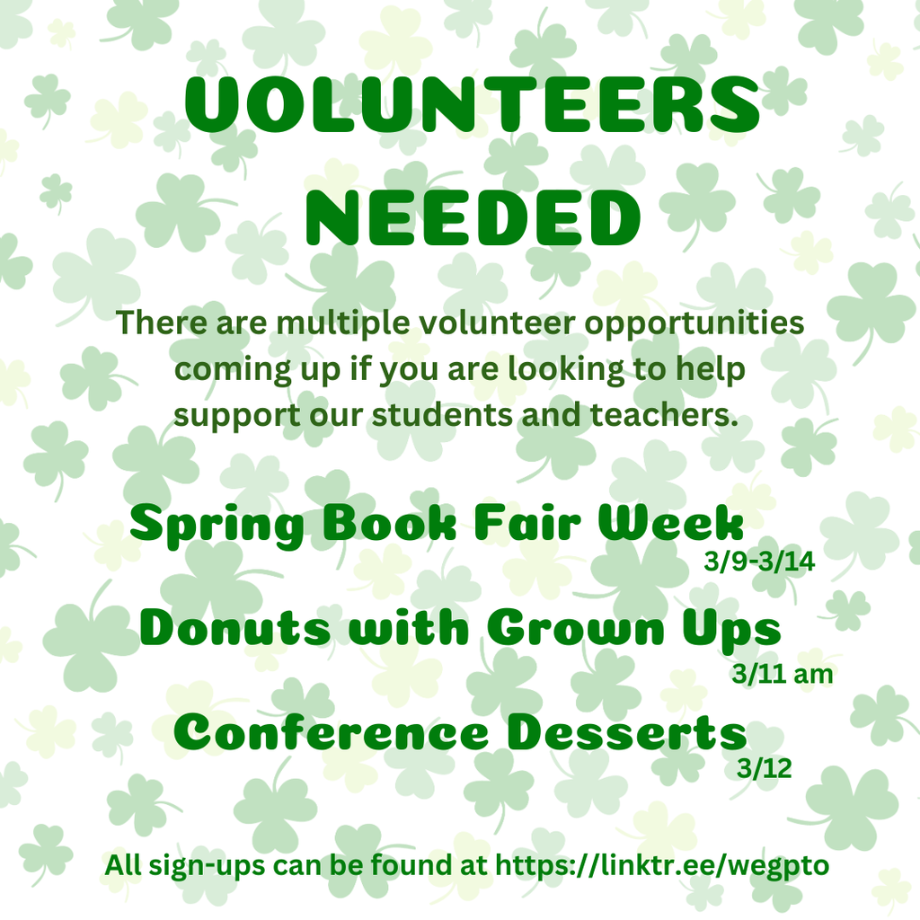 Volunteers Needed