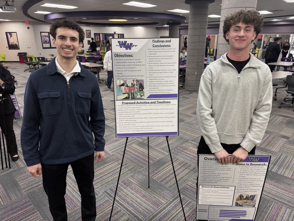 whs students prep and practice before deca state competition