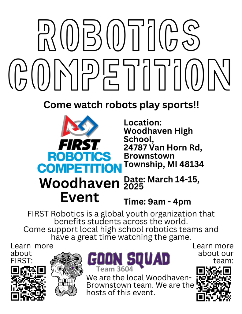 Goon squad flier for competition