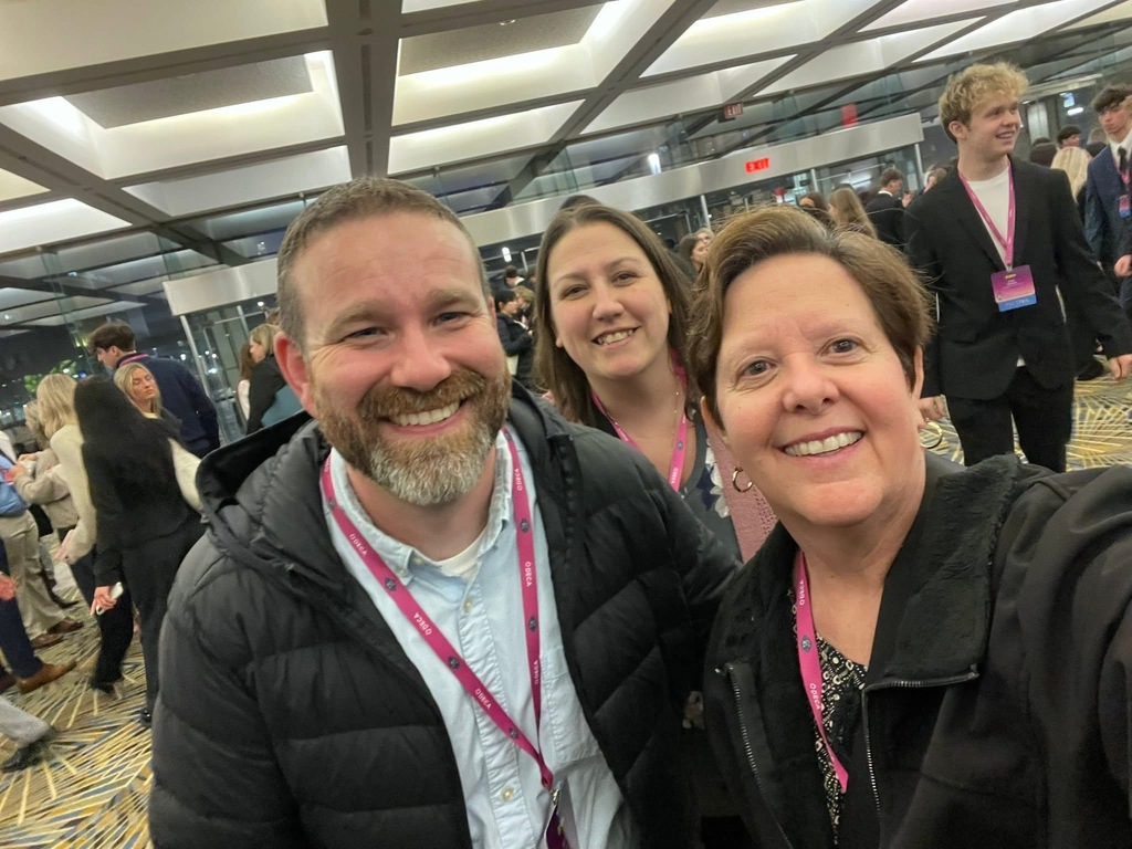 whs deca members in detroit at competition