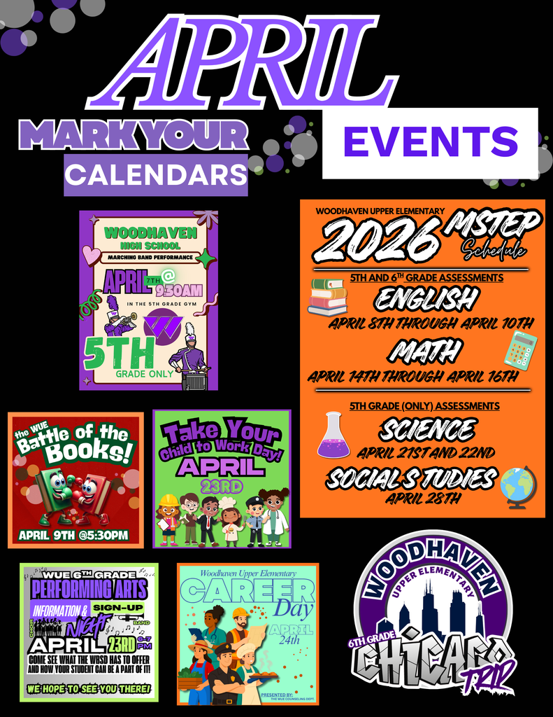 APRIL UPCOMING EVENTS