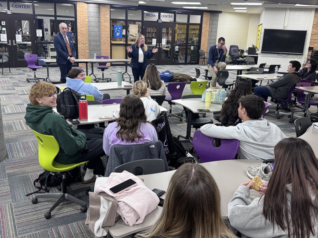 students talk with representatives at WHS