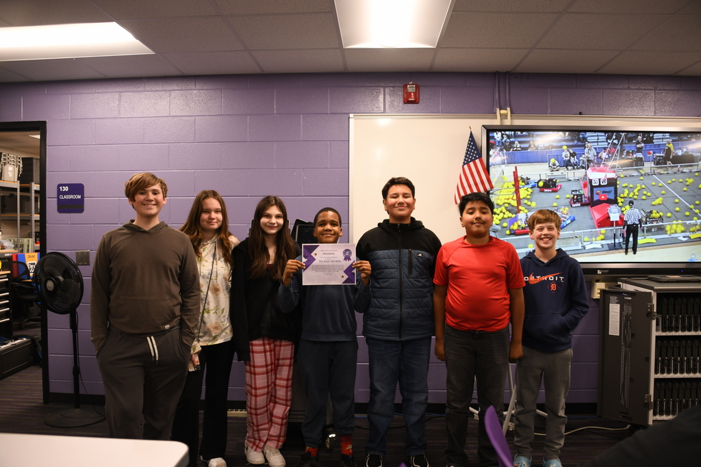 students at the robotics camp