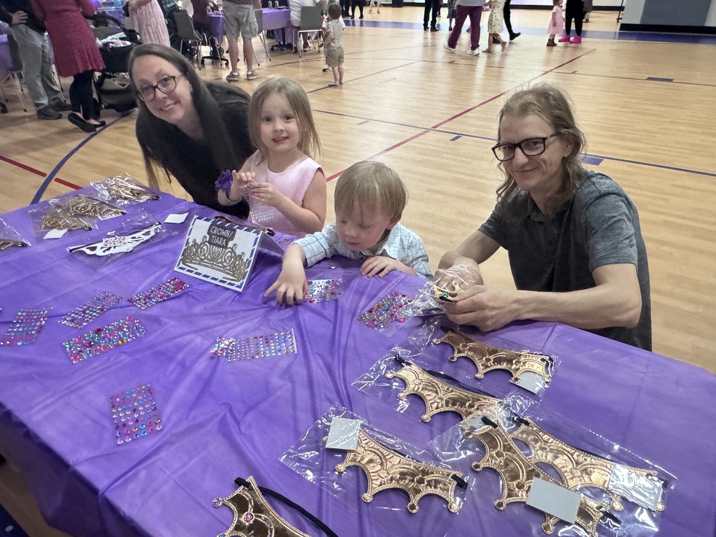 parents and children at the twirling our tots TOTE event