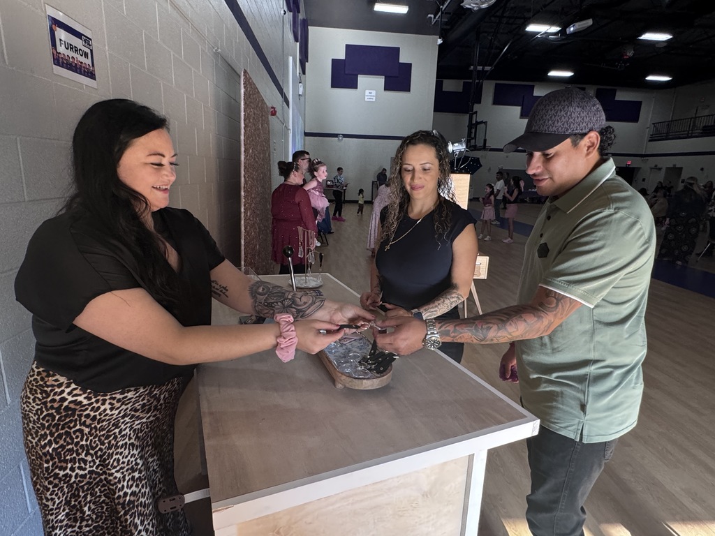parents and children at the twirling our tots TOTE event