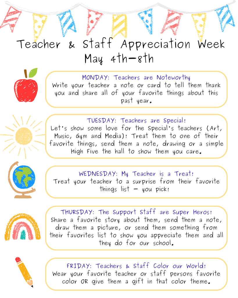teacher appreciation week