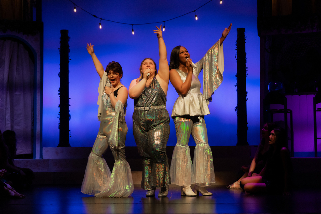 students in mamma mia play