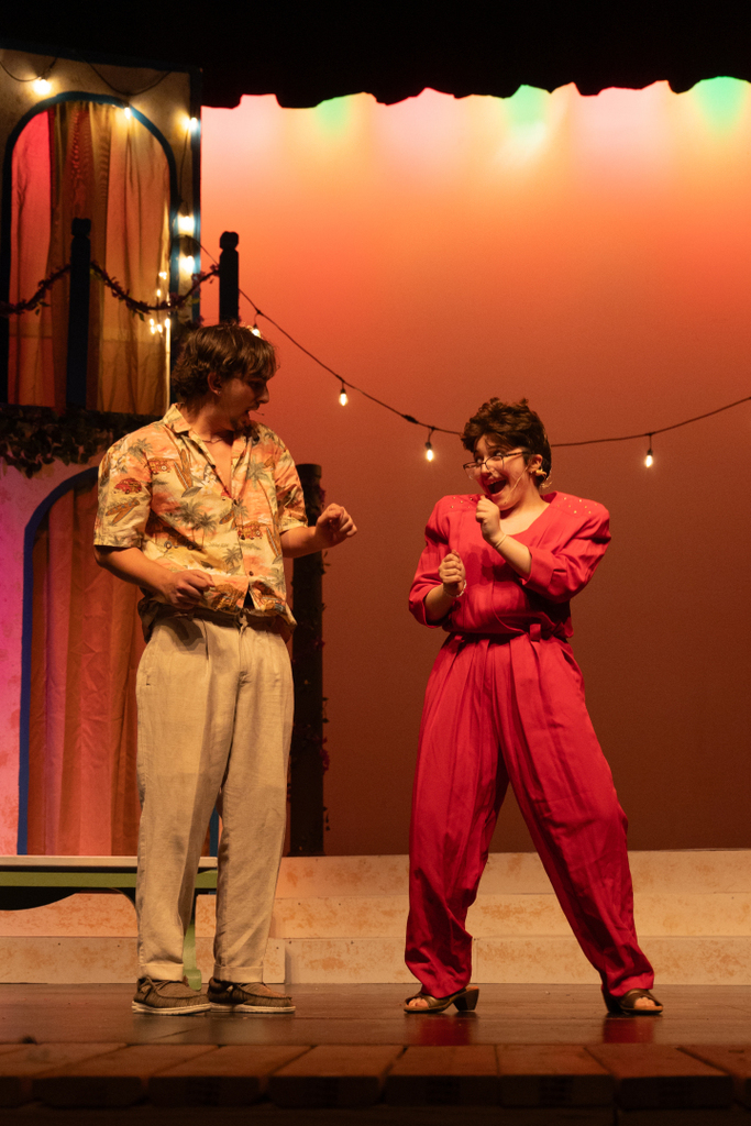 students in mamma mia play
