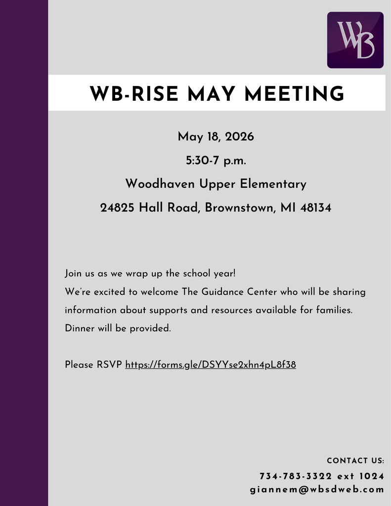 may WB rise meeting information