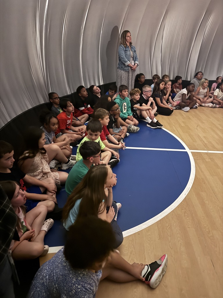 students experience the skydome planetarium