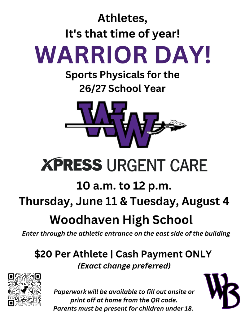 warrior day physicals