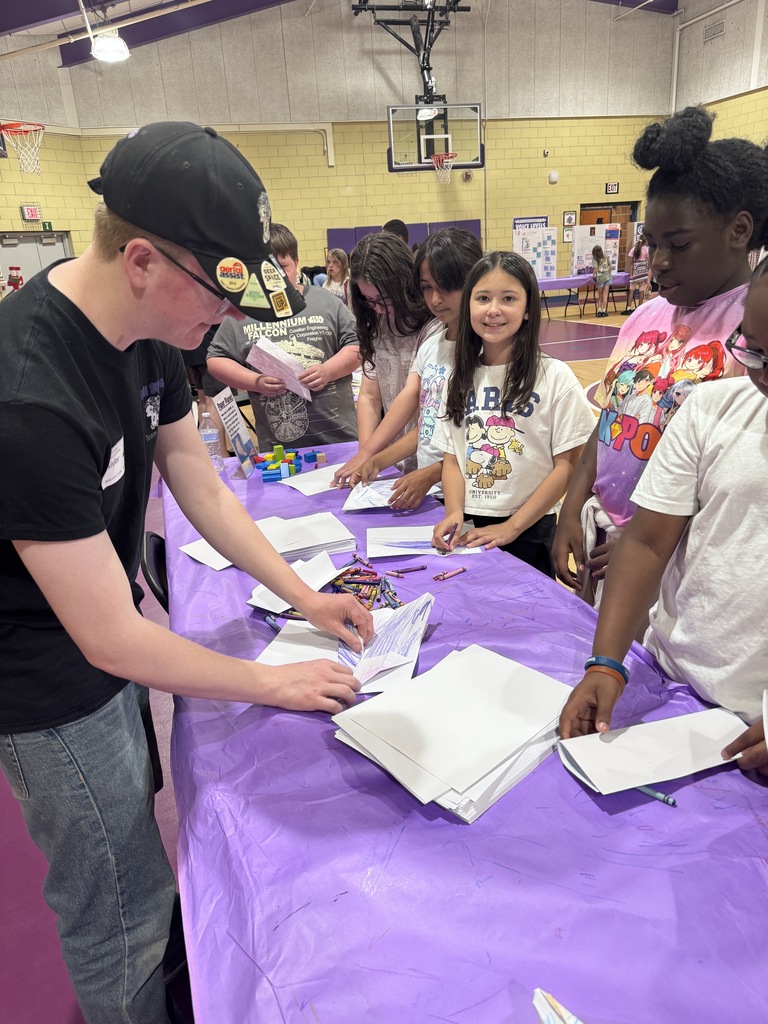 students attend stem day at wegienka with goon squad
