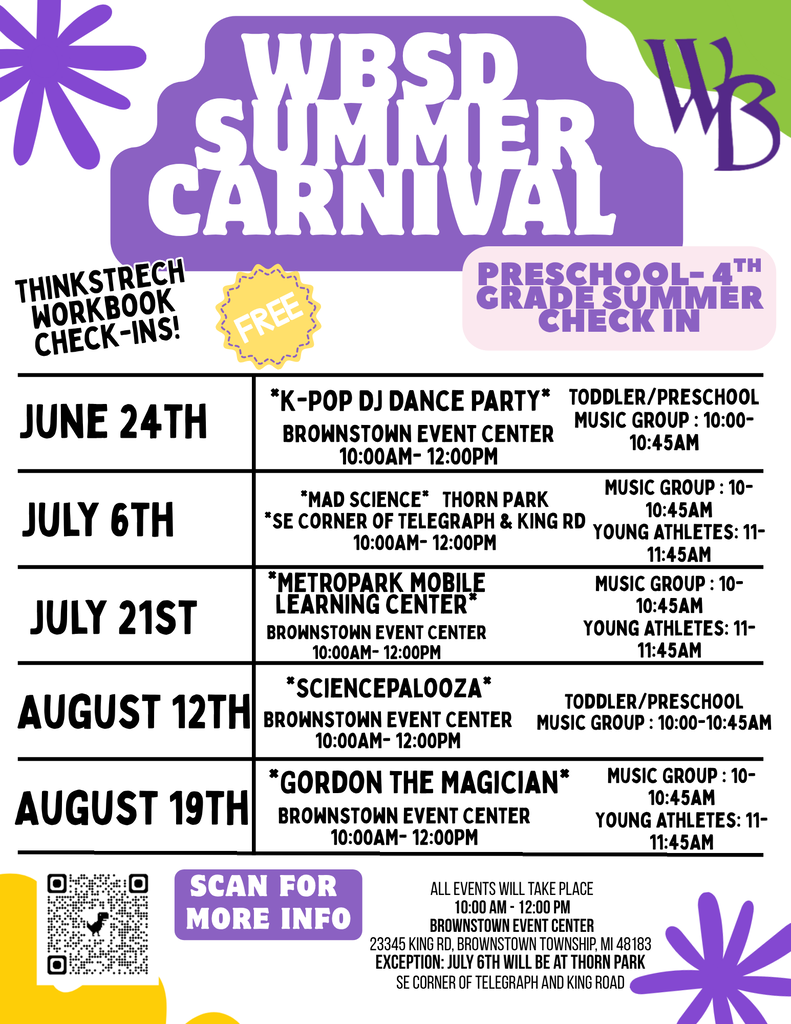 summer carnival check in dates