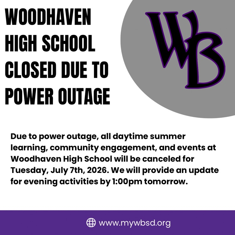 WHS closed due to power outage 