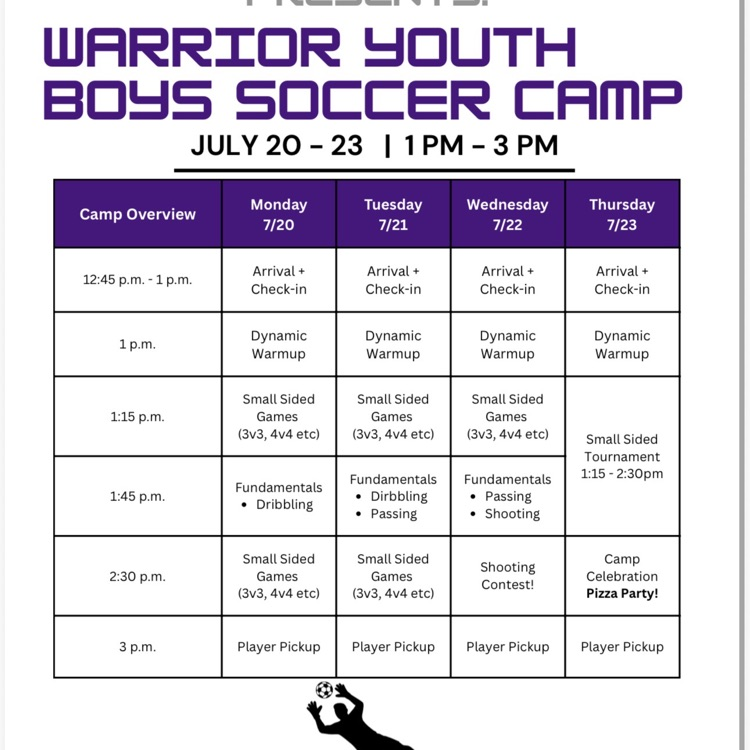 youth soccer camp