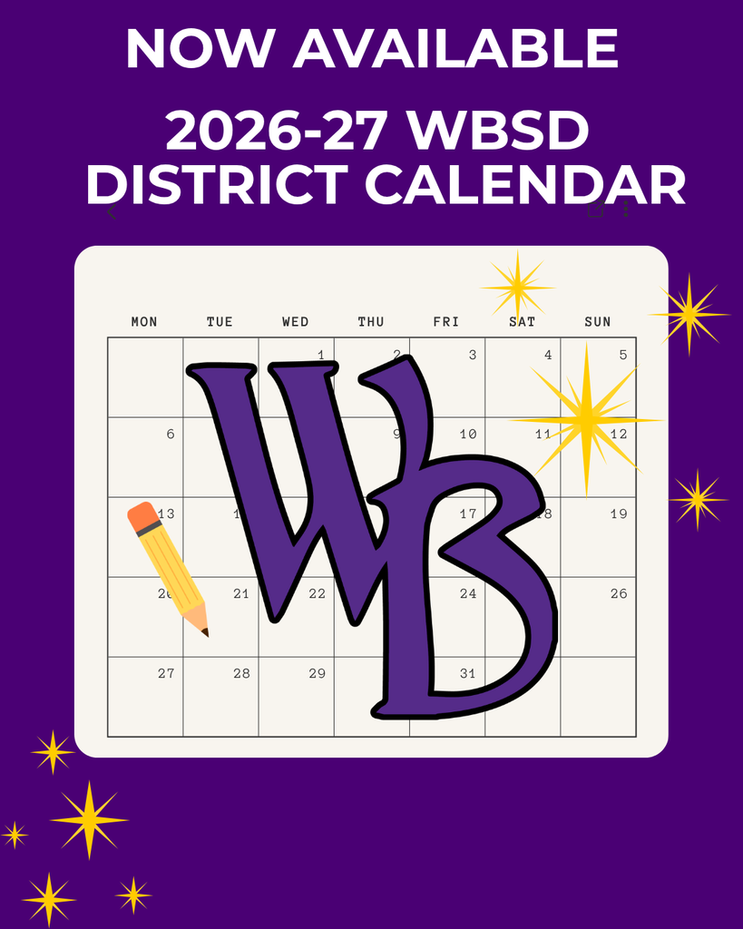 wbsd calendar at a glance