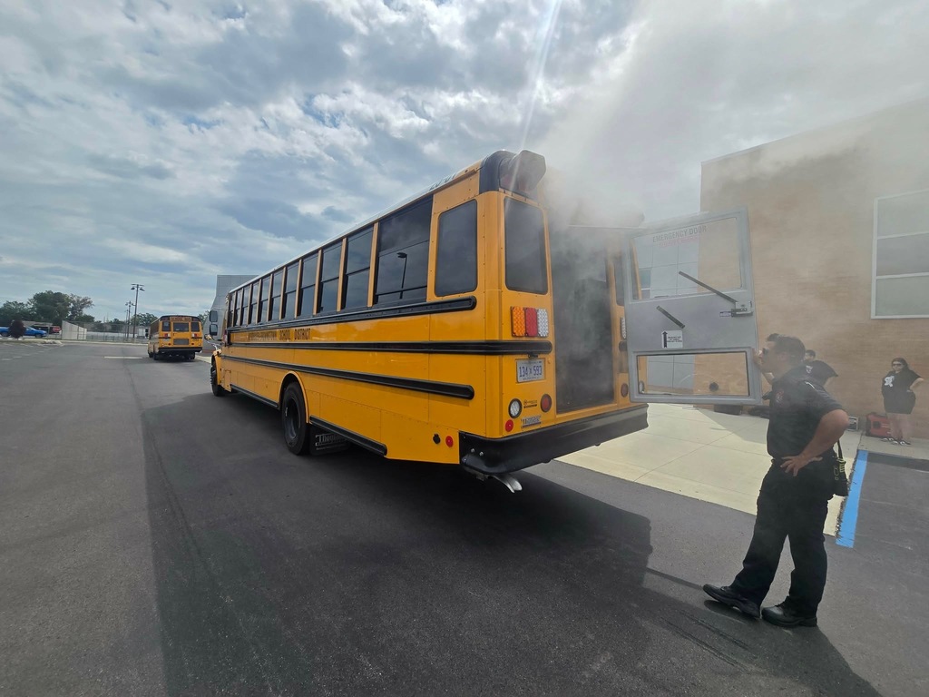 bus training with fire