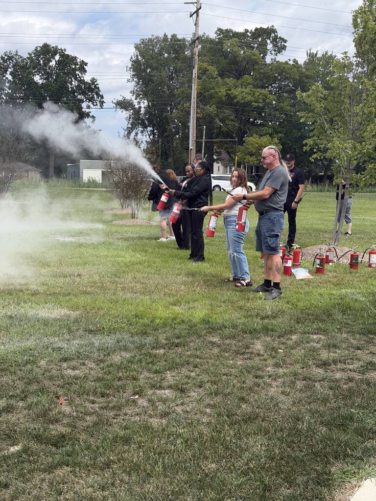 bus training with fire