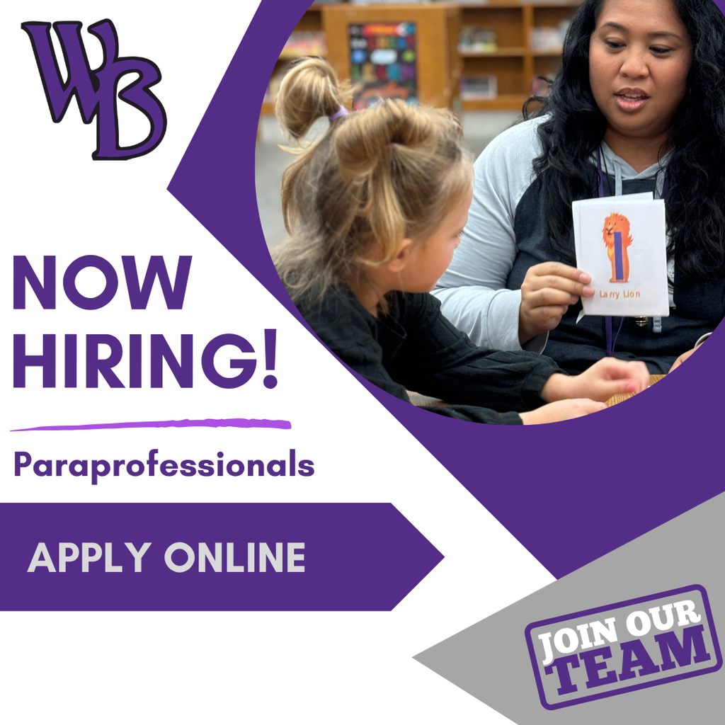 now hiring paraprofessionals