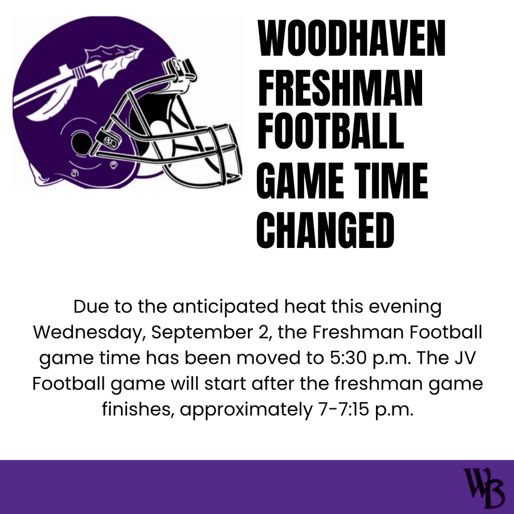 football game time changed