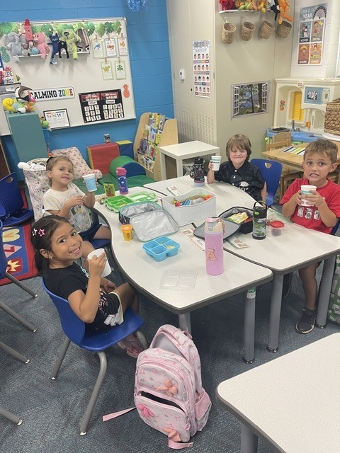 students with jitter juice