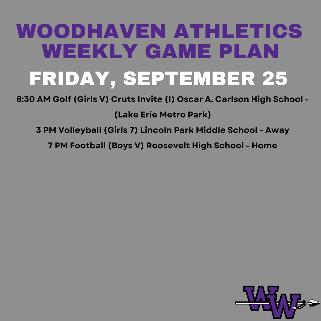 weekly athletic update