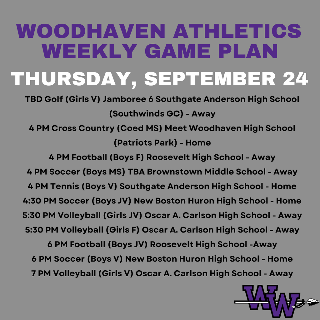 weekly athletic update