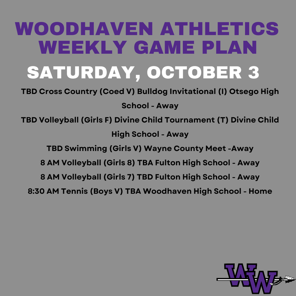 weekly athletic update