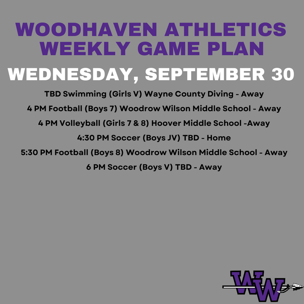 weekly athletic update