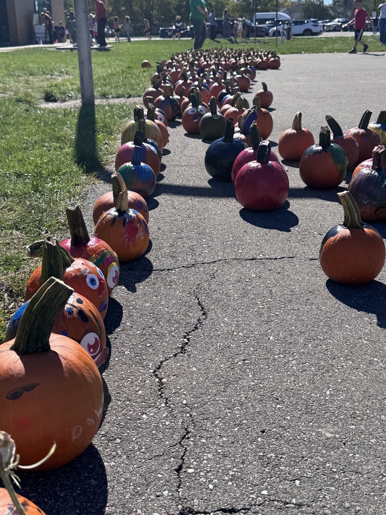 decorated pumpkins