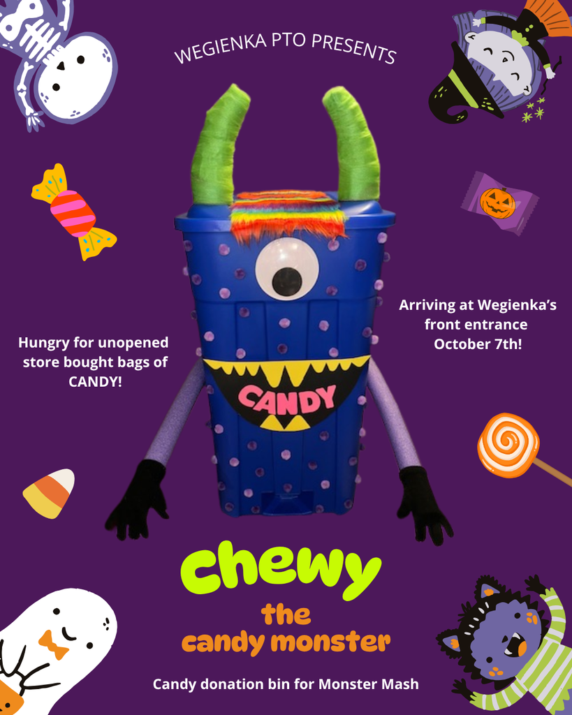 Chewy, The Candy Monster