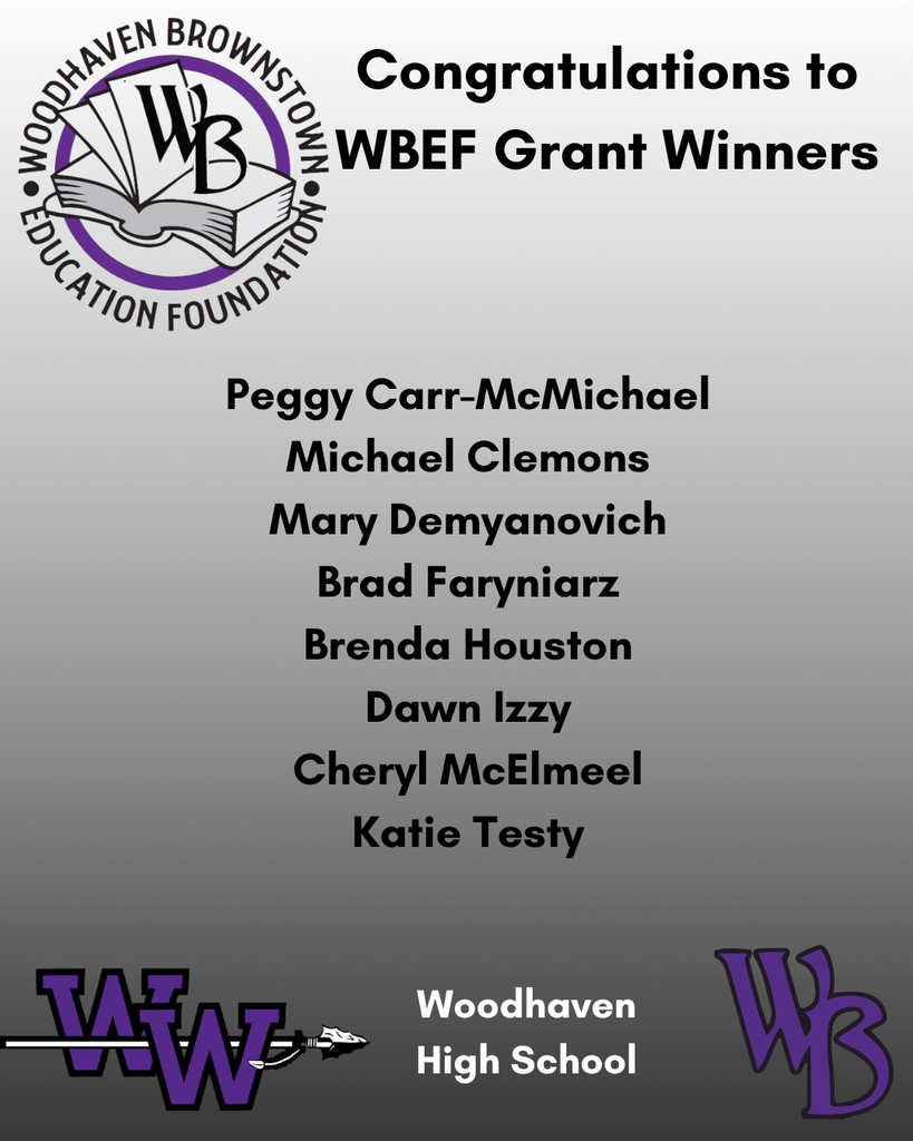 wbef grant winners