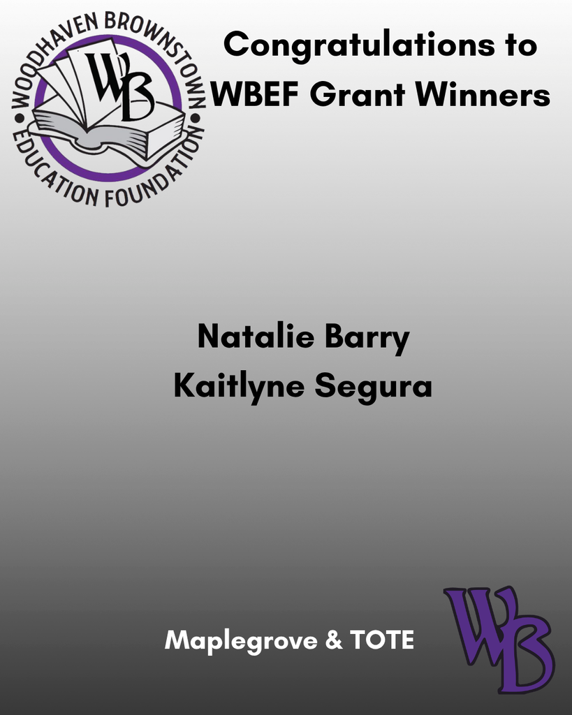 wbef grant winners