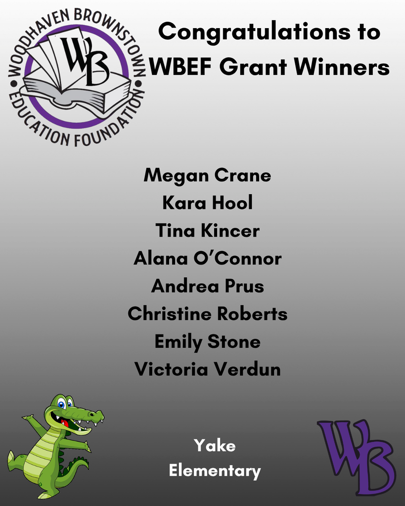wbef grant winners