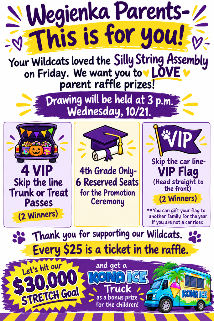 Raffle Annoucement!
