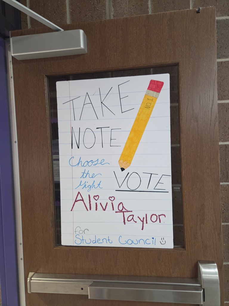 student council posters around BMS