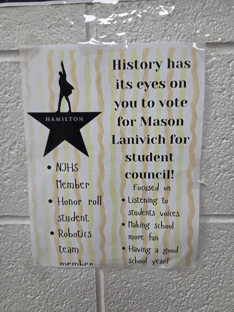 student council posters around BMS