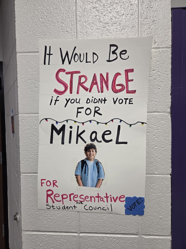 student council posters around BMS