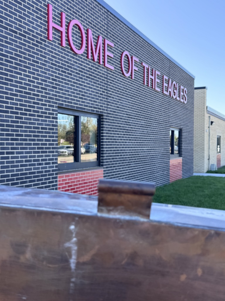 metal box outside the school